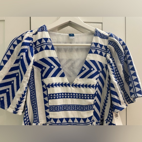 NWT Old Navy Knee length Flutter Sleeve Dress Sz. XS - Picture 2 of 5